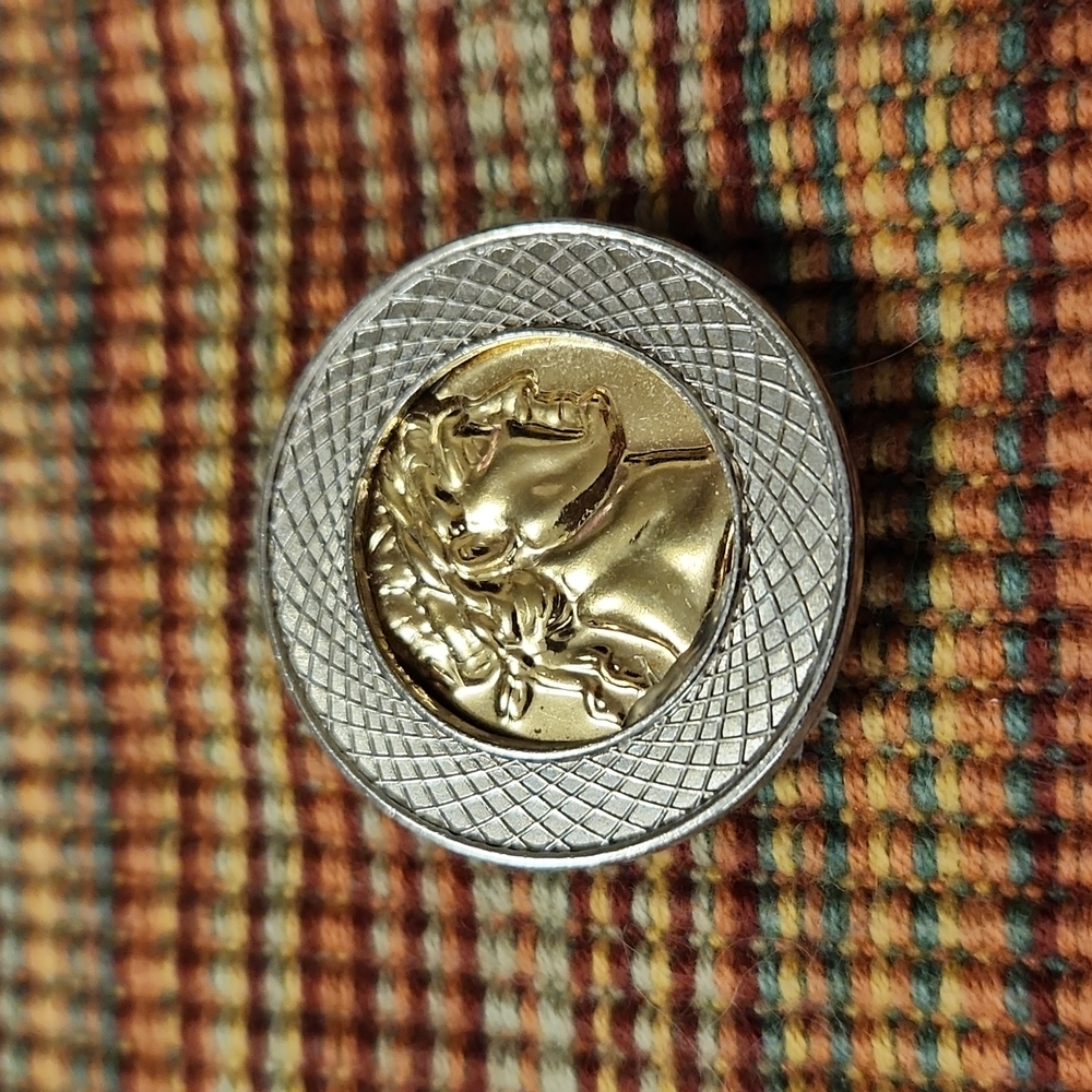 Vintage Coin Button Cover